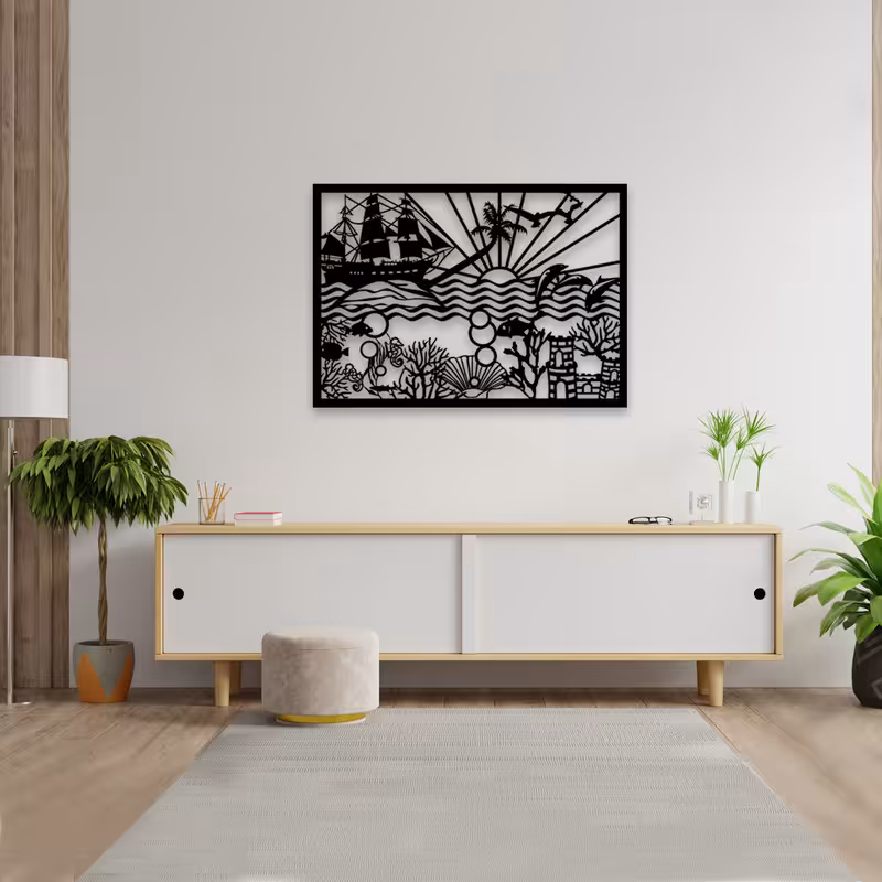 استیکر مدل منظره