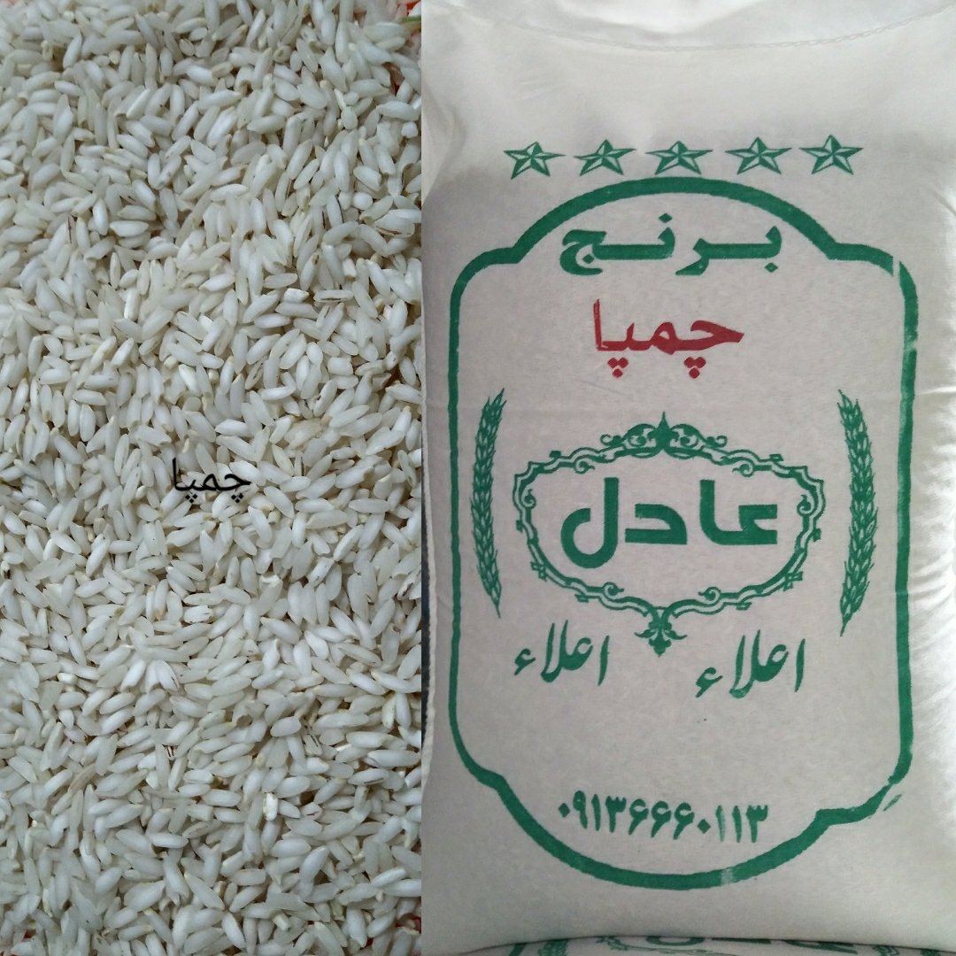 برنج چمپا (عنبربو خوزستان) درجه یک برنج جنوب (ده کیلوئی)