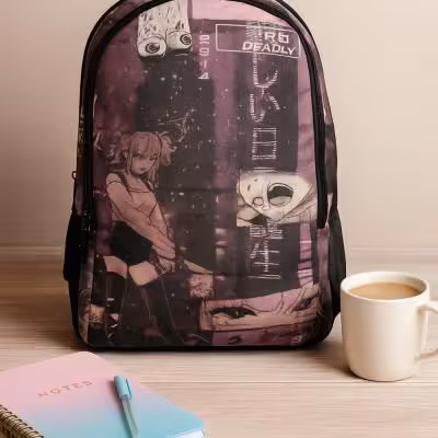 کوله پشتی انیمه ای مناسب مدرسه