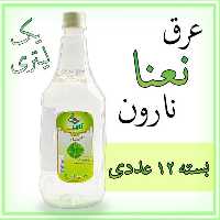 عرق نعنا معمولی نارون یک لیتری - بسته 12 عددی