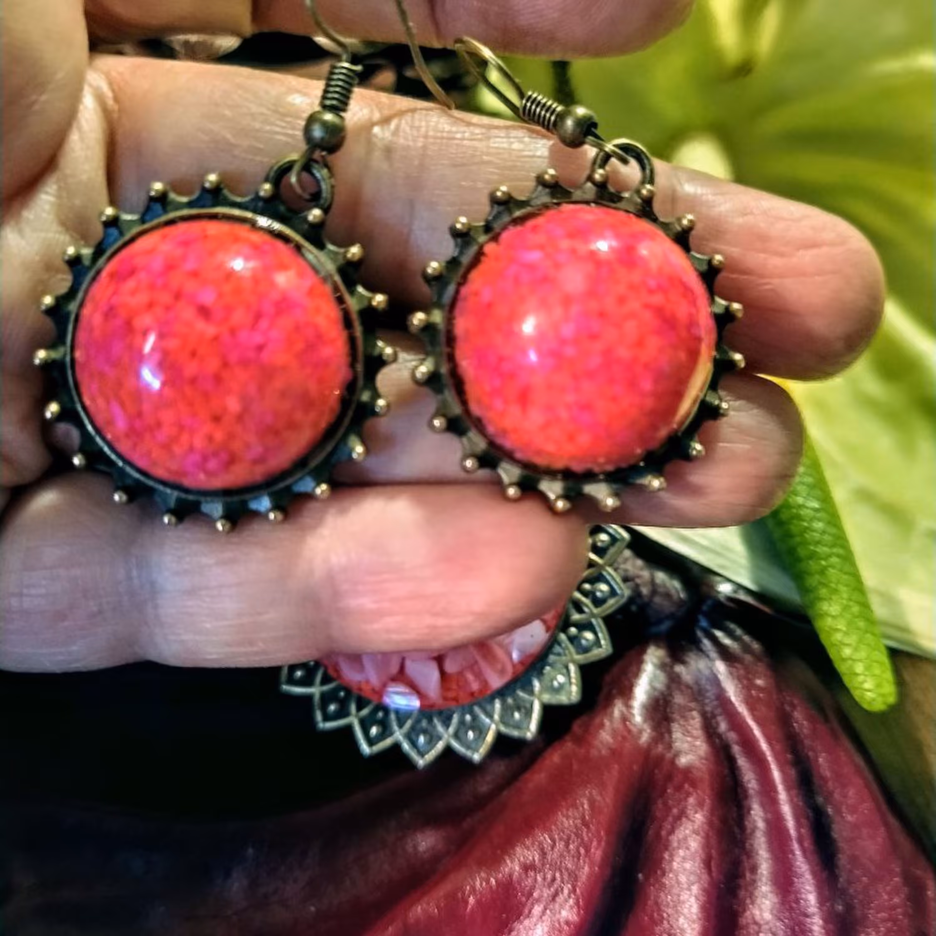 نیم ست برنزی فلورسنت گلبهی