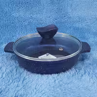 تابه گرانیتی 2 دسته سایز 20 پیلو PILAU سرمه ای