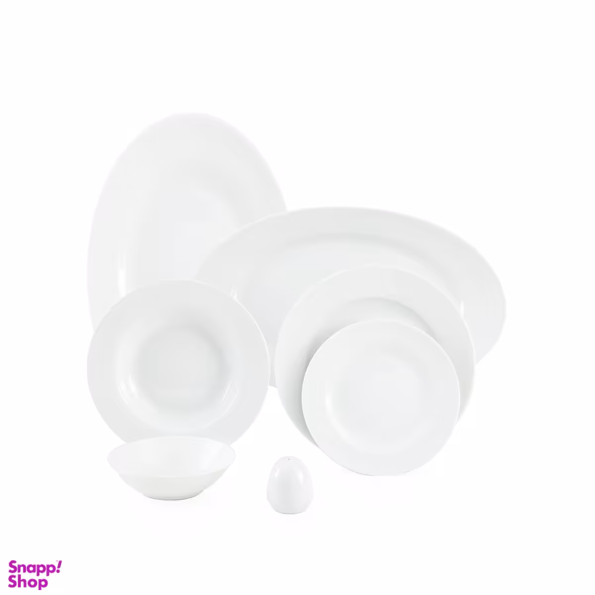 سرویس غذا خوری 28 پارچه چینی زرین ایران سری ایتالیا اف مدل s درجه عالی