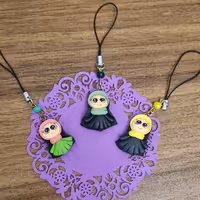 آویز گوشی محجبه آویز موبایل دختر چادری آویز کیف آویز فلش مذهبی محجبه دخترانه بچگانه کودکانه