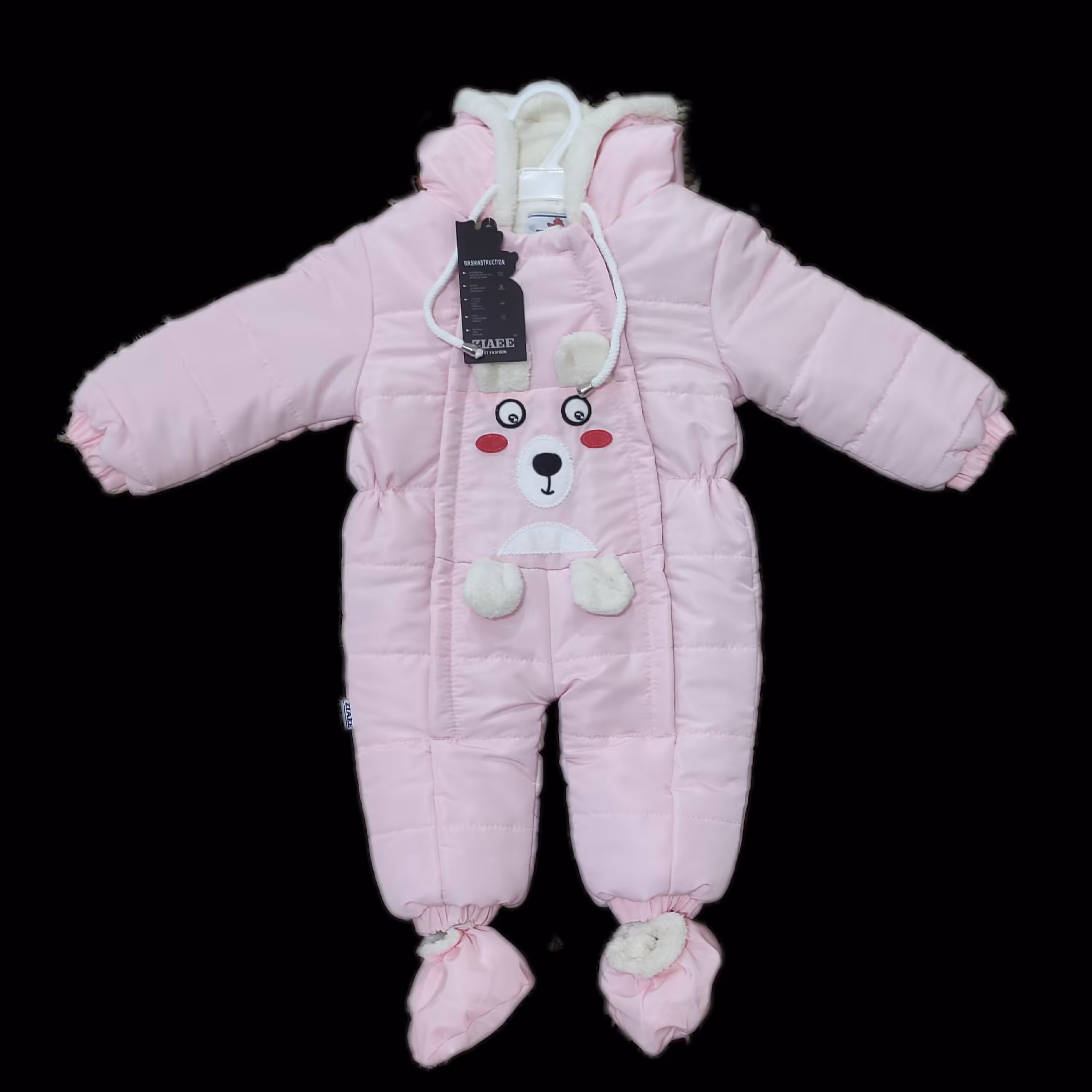 کاپشن سرهمی نوزادی وارداتی داخل کرک