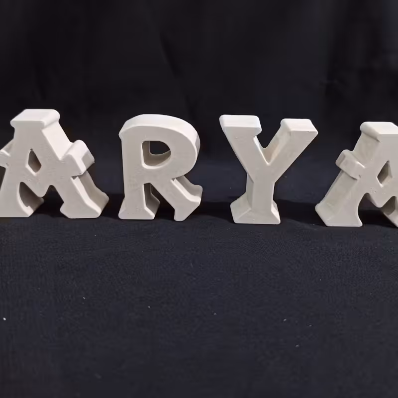 استند حروف اسم آریا ، حروف سنگی اسم آریا ، حروف با فونت رومی ARYA