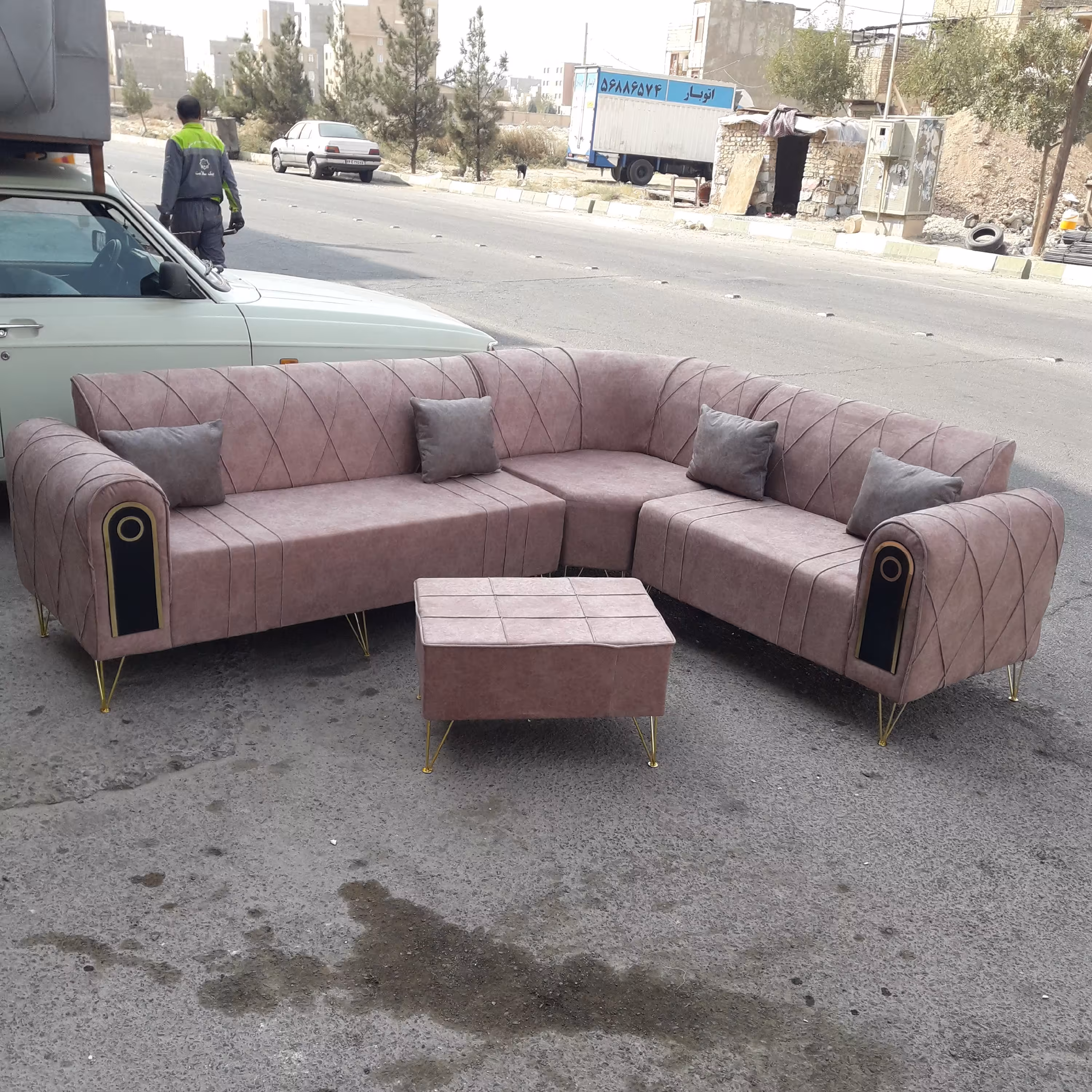 مبلمان رها ال چستر راحتی 6 نفرع