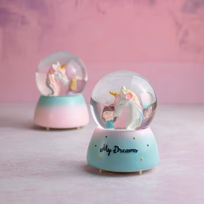 گوی موزیکال برفی یونیکورنی هاکان مد  کد  D17