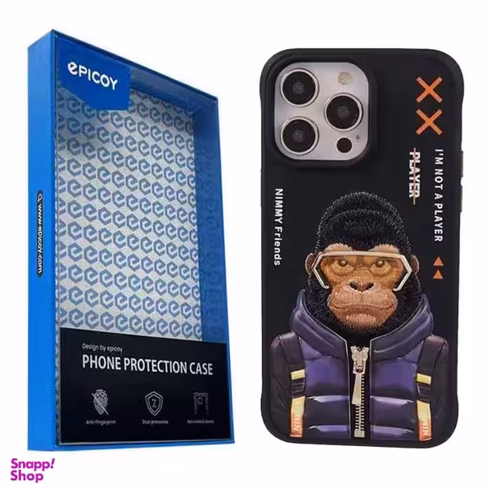 کاور اپیکوی مدل Nimmy Monkey مناسب برای گوشی موبایل اپل iPhone 15 Pro Max