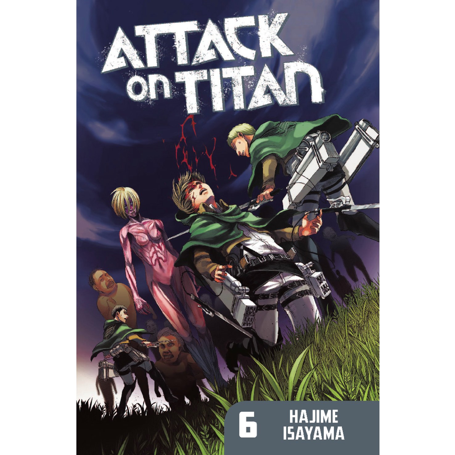 مانگا نبرد با تایتانها 6 attack on titan