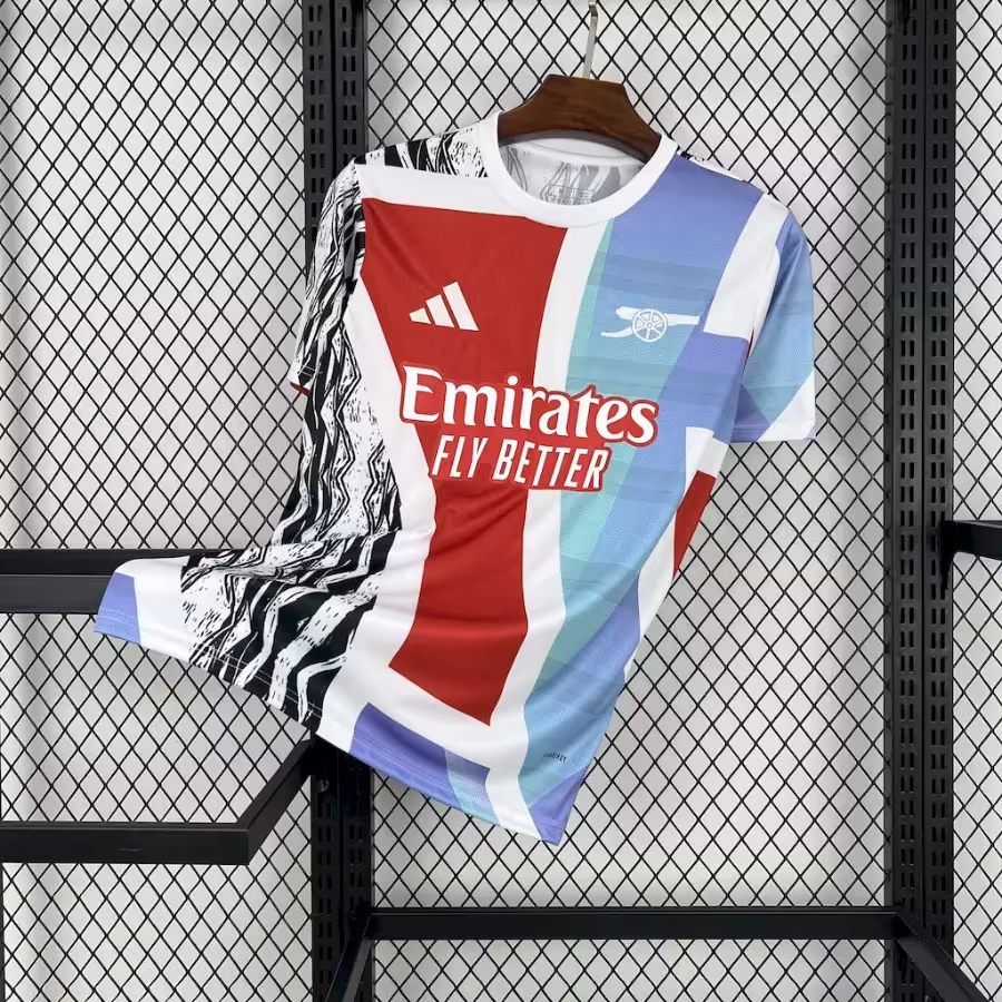 لباس تمرین قبل مسابقه آرسنال 2025 | هوادار