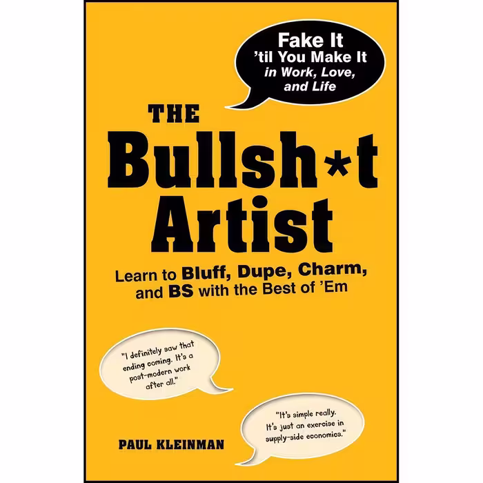 کتاب زبان اصلی The Bullsht Artist اثر Paul Kleinman
