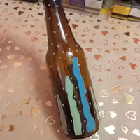 گلدان شیشه ای ویترای