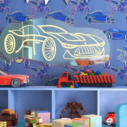 آینه مازراتی بدون قابت