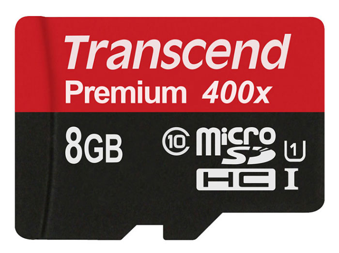 رم میکرو اس‌ دی 8 گیگابایت ترنسند Transcend 8GB microSD Premium 400X Class 10