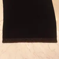 شال مشکی حریر مونجوق دوزی مجلسی منجوق دوزی کاردست