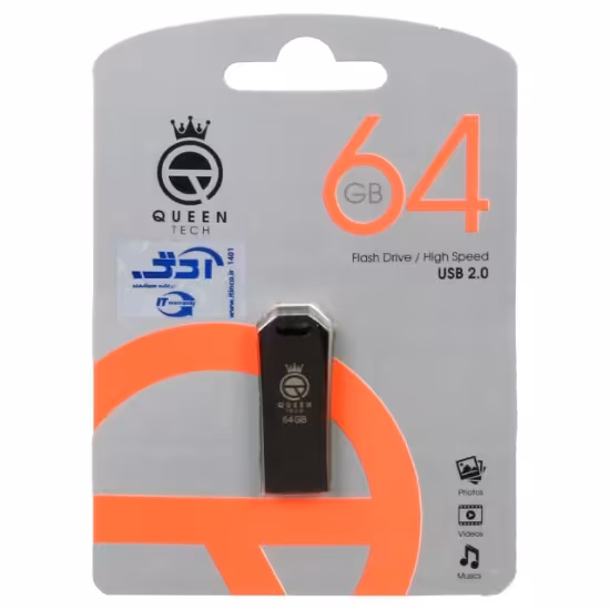 فلش مموری کوئین تک مدل NOBLE USB2.0 ظرفیت 64 گیگابایت