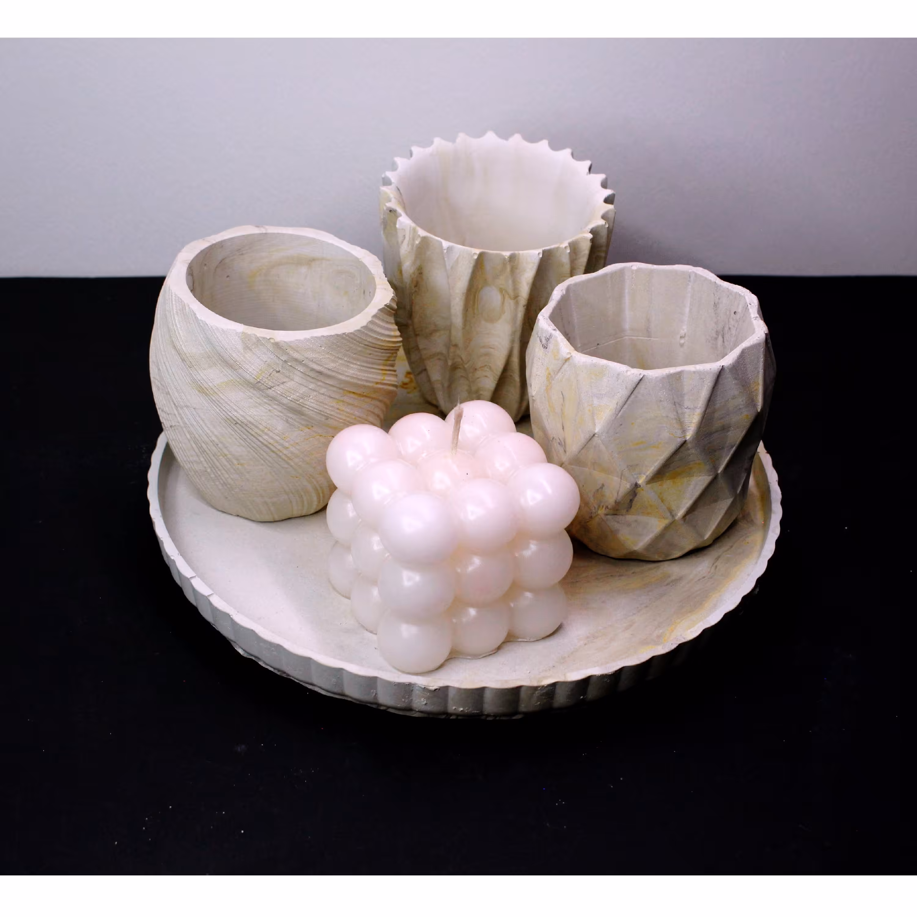 سینی گرد بتنی  24 سانتی