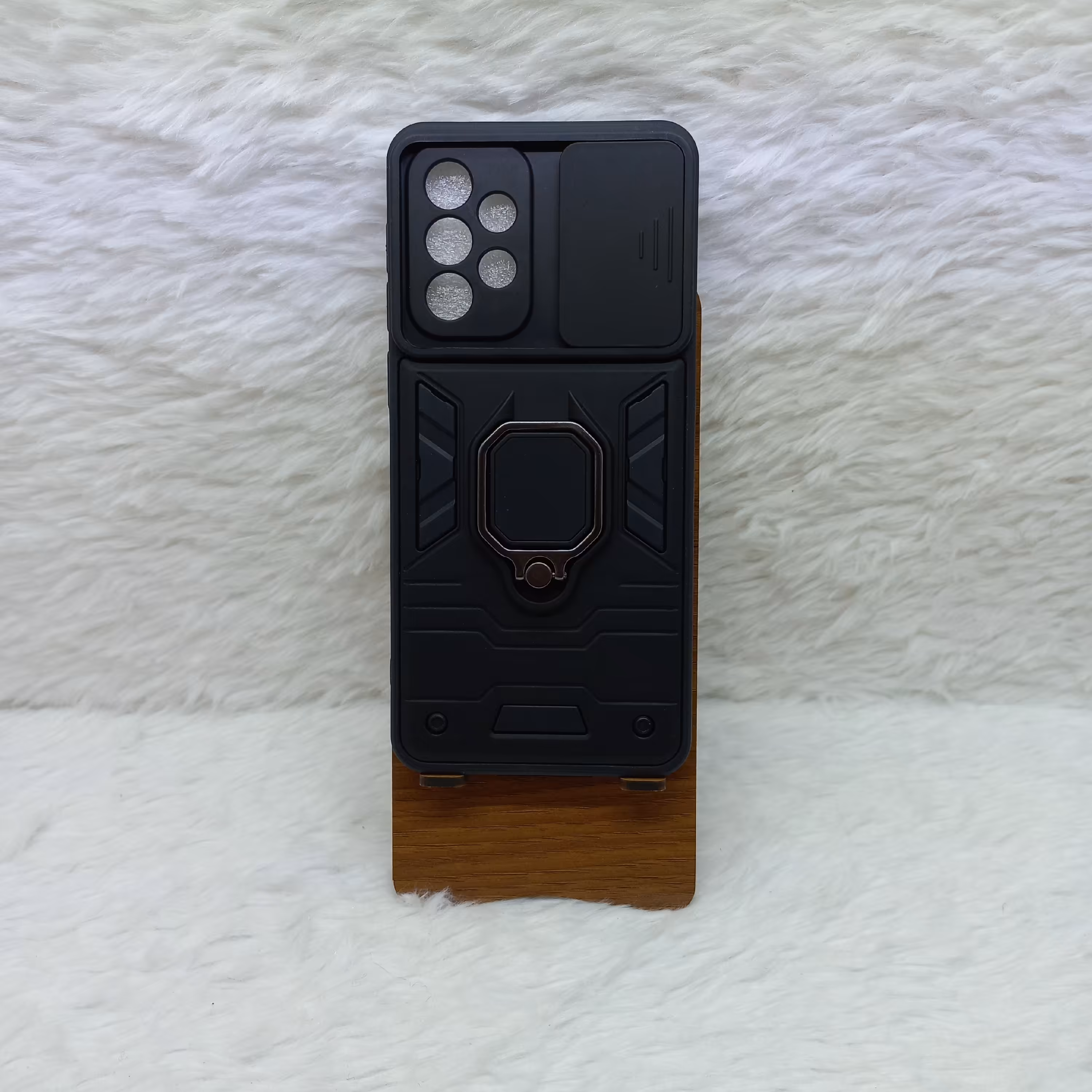 گارد گوشی A33 مدل بتمنی با محافظ لنز کشویی رنگ مشکی کیفیت عالی مناسب گوشی Samsung A33