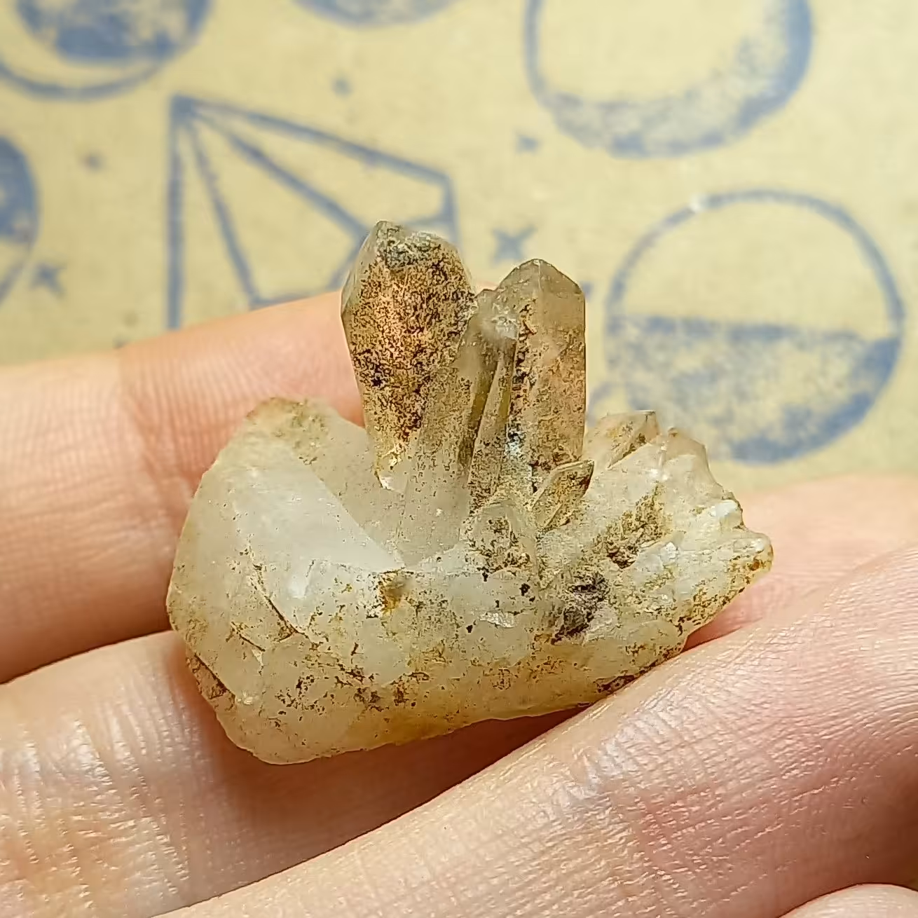 راف کوارتز کریستال سفید 