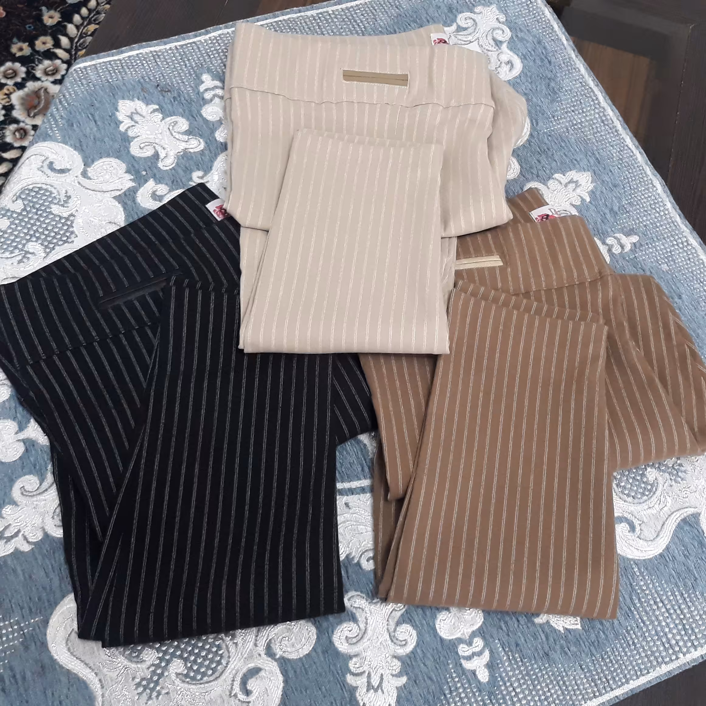 شلوار دورس خطدار