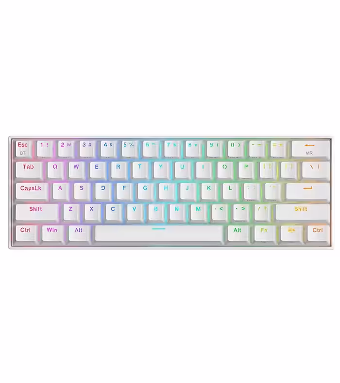 کیبورد بی سیم مکانیکال گیمینگ ردراگون Draconic Elite white K530W-RGB-PRO