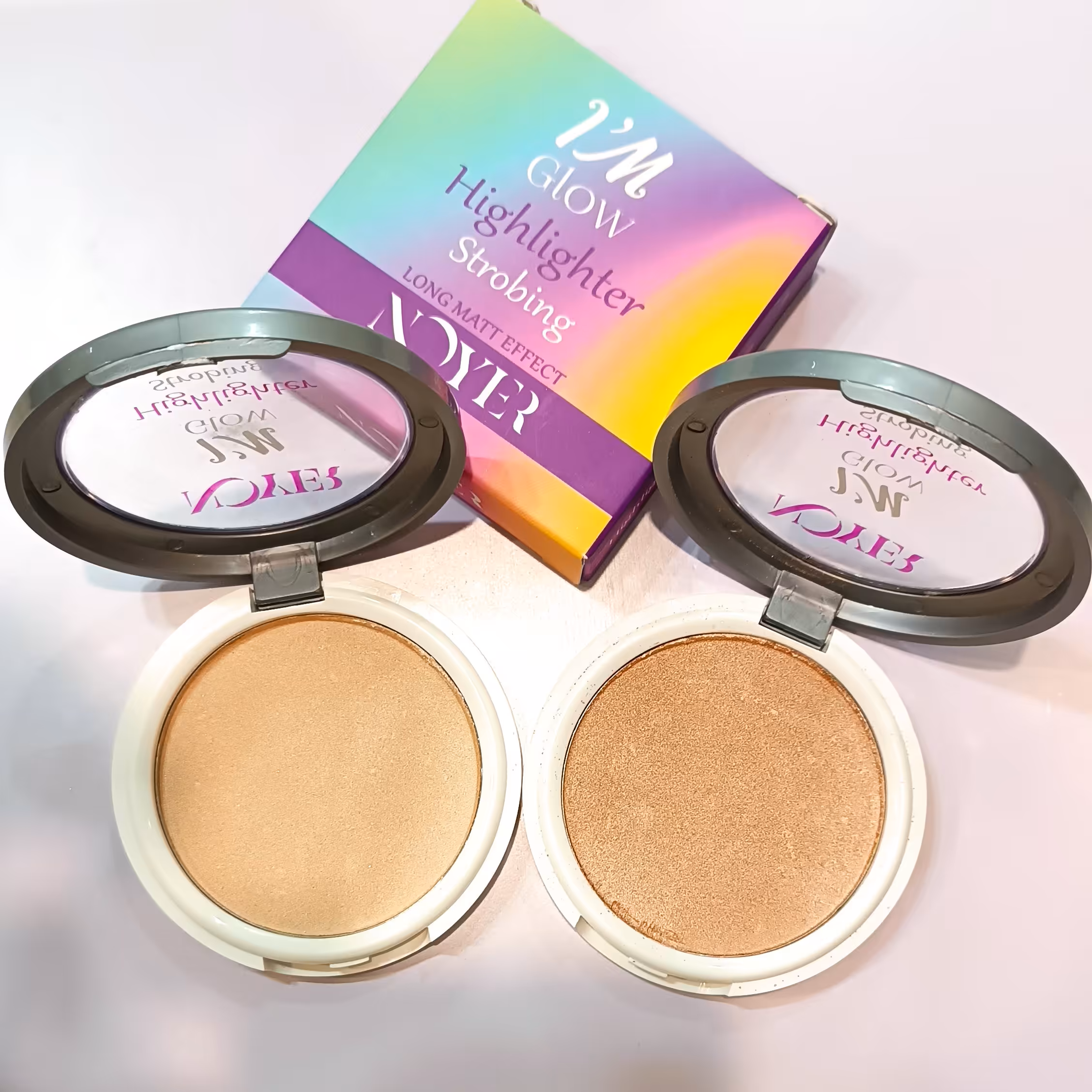 هایلایتر پودری فشرده برند نویر اورجینال اصلی 