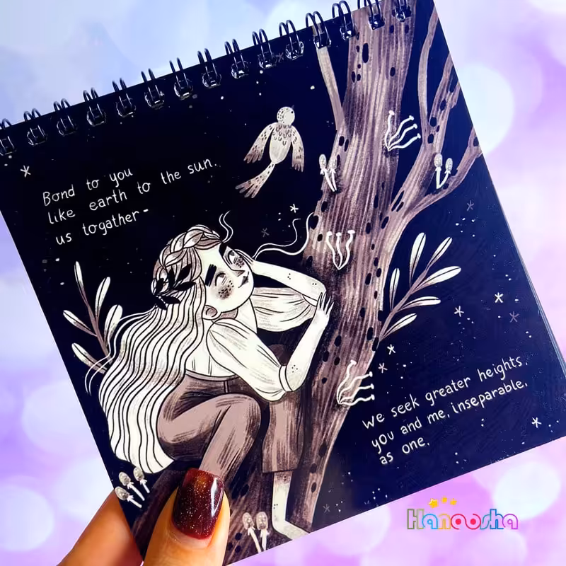 دفترچه سیاهبرگ مربعی پانداک