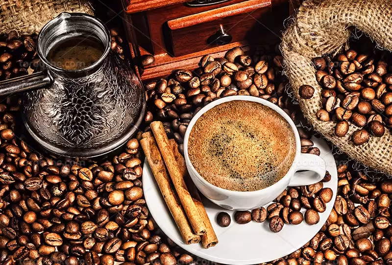 عکس قهوه و دارچین | گرافیک با طعم تربچه