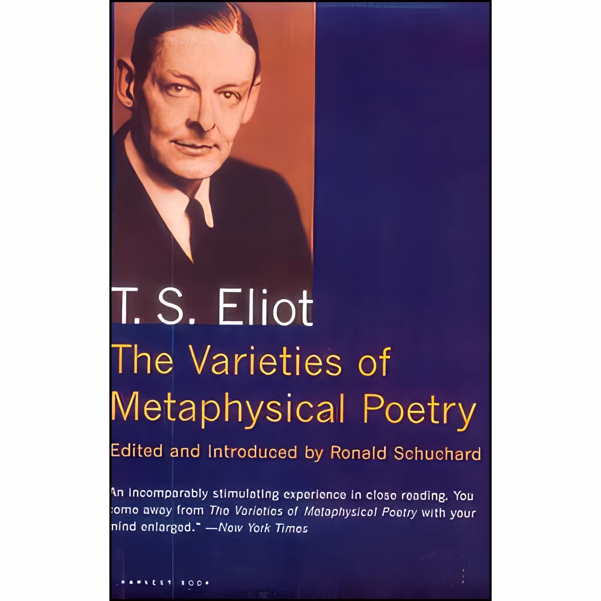 کتاب زبان اصلی The Varieties of Metaphysical Poetry اثر T S Eliot