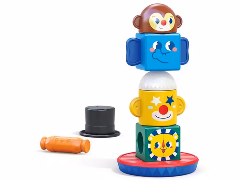 بازی فکری برج هوش مگنتی مدل برج سیرک پازلی 8 قطعه هولی تویز HOLA