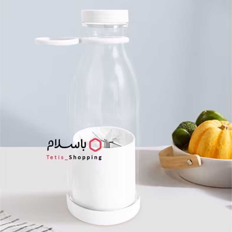 شیکر شارژی مخلوط کن 6 تیغه - رنگ سفید