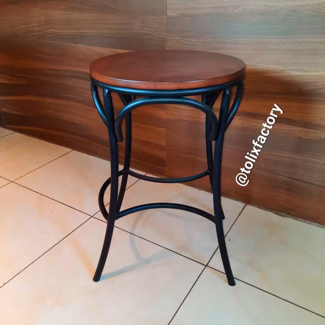 صندلی اپن کانتر رویه گرد لهستانی (بدون پشتی)تولیکس،ارسال به سراسر کشور بصورت پس کرایه