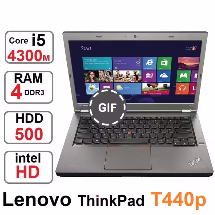 لپ تاپ LENOVO ThinkPadT440p Core i5 4300m