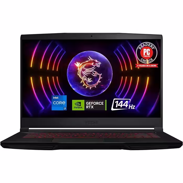 لپ تاپ ام اس آی مدل GF63 با پردازنده i7 (11800H)، رم 16GB، حافظه 512GB SSD و گرافیک RTX 3050 4GB (15.6 اینچ)