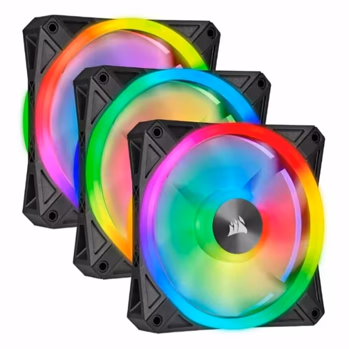 فن کیس کورسیر iCUE QL120 RGB بسته 3 عددی