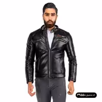 کاپشن چرم مردانه استارک 