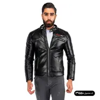 کاپشن چرم مردانه استارک 