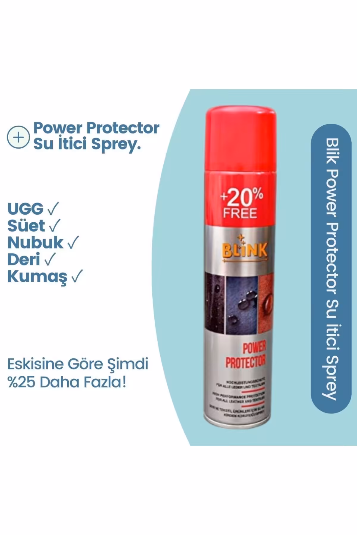 مراقبت کفش اسپری محافظ آب محافظ. ضد کفش. تعمیر و نگهداری 300 میل Blink