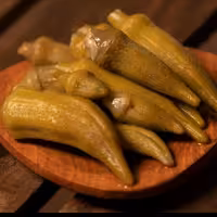 ترشی بامیه ریز