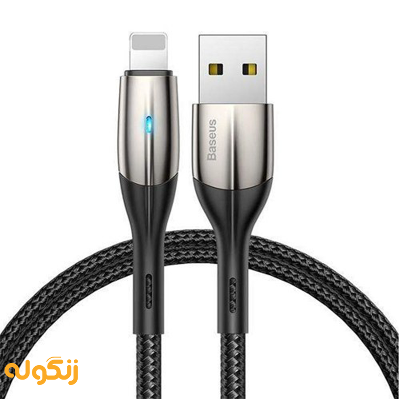 کابل USB-A به لایتنینگ بیسوس مدل Horizontal data cable