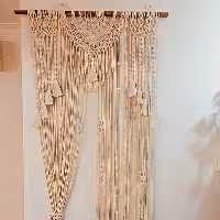 پرده مکرومه کد 41