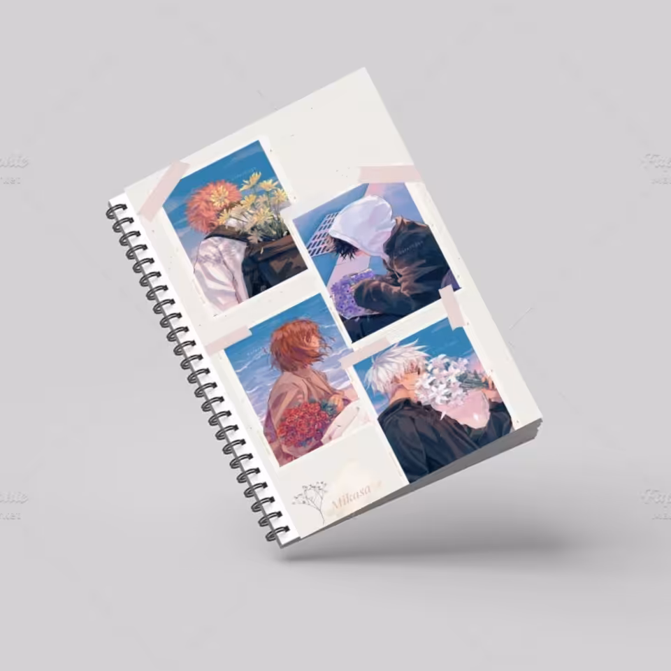 دفتر سیمی طرح انیمه جوجیتسو کایزن 