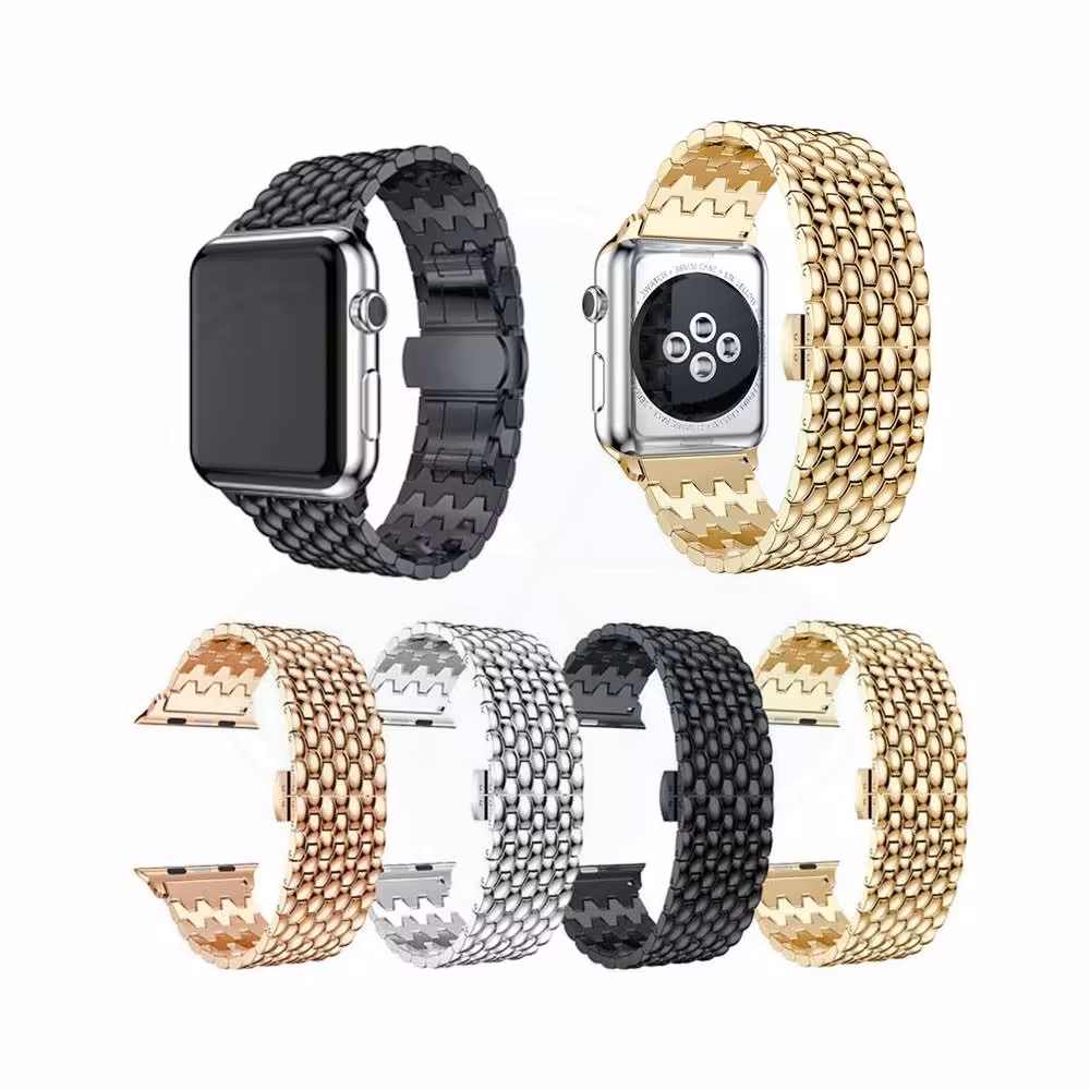 بند اپل واچ Apple Watch 38/40mm مدل فلزی طرح دراگون
