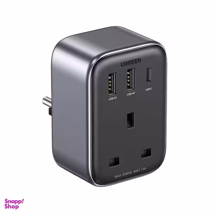 شارژر دیواری و مبدل برق 30 وات USB-A/USB-C یوگرین مدل CD314 کد 15290