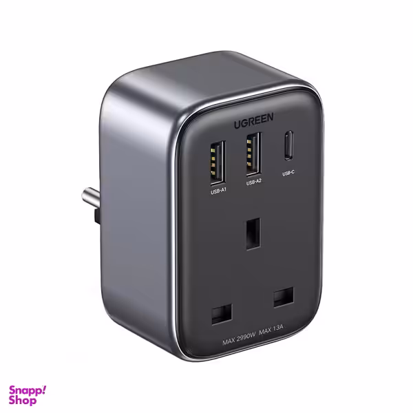 شارژر دیواری و مبدل برق 30 وات USB-A/USB-C یوگرین مدل CD314 کد 15290