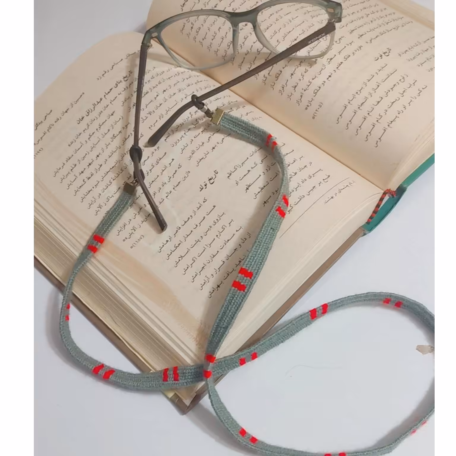 بند عینک گلیمی با اتصال معمولی