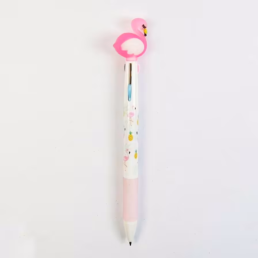 خودکار فانتزی 3 رنگ فلامینگو