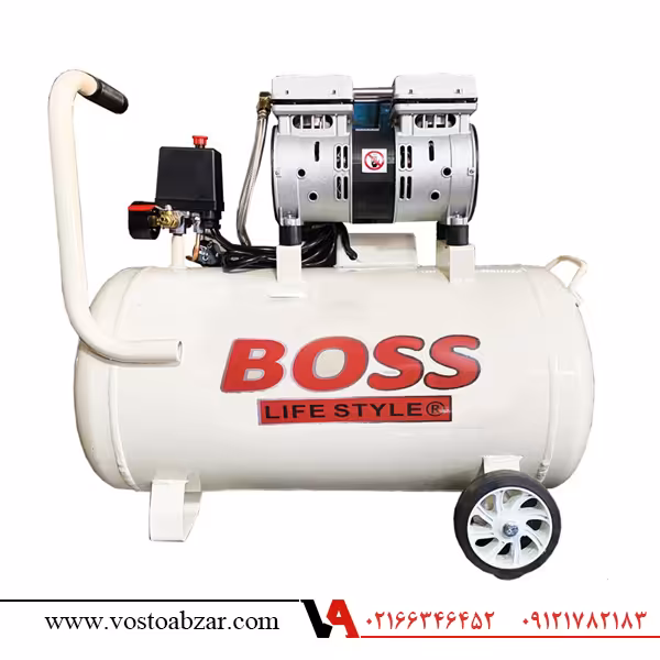 کمپرسور باد 30 لیتر سایلنت باس مدل BS-ac30L