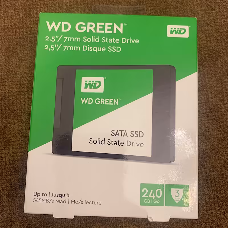 حافظه SSD وسترن دیجیتال مدل GREEN WDS240G1G0A ظرفیت 240 گیگابایت